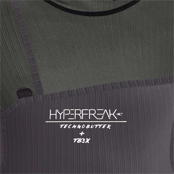 2025 O'Neill Herre Hyperfreak 3/2+mm Chest Zip Våddragt 5343 - Arabica / Chimera